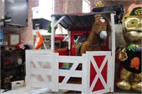 HORSE AND BARN/ STABLE
