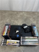Play Station 2 console, games and controller