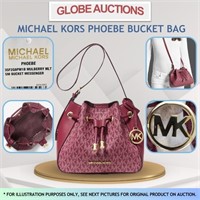BRAND NEW MICHAEL KORS PHOEBE BUCKET BAG(MSP:$498