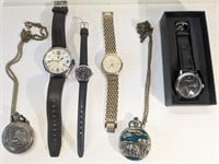 Lot of watches newer and vintage wrist & pocket