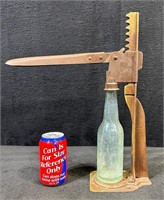 Cast Iron Bottle Capper Hand Press with Bottle-Lot