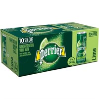 3 boxes of- Perrier Sparkling Water(Lime)