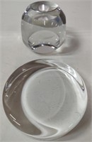 Clear Glass Paperweights