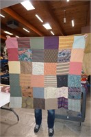 40" by 42" Very Nice Machine Stitched Quilt