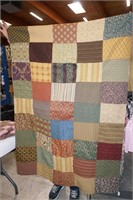 40" by 50" Very Nice Machine Stitched Quilt