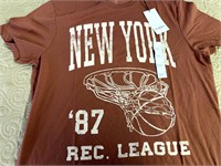 Mens Tshirt New York Size L