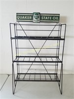 Quaker State Oil Display Rack