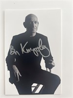 Ben Kingsley signed photo