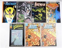 (7) DC SUPERMAN, BATMAN & LEGIONS