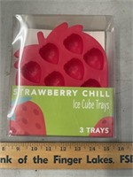 Strawberry chill ice trays
