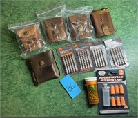 Sling Shot Ammo, Leather Cases & Misc.