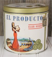 El Producto Club House Cigar Tin