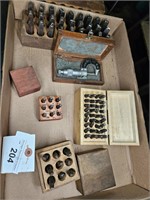 ASSORTED PUNCH SETS AND MICROMETER