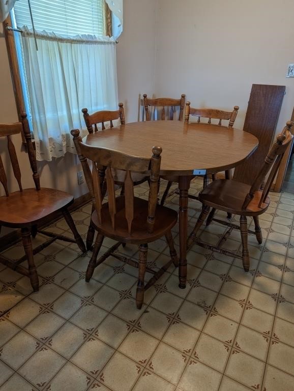 1960s Dining Table w/ (6) Chairs