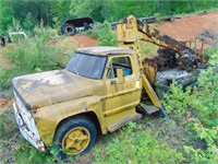 1967 Yellow Ford Boom Truck