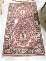 Lot # 3655 - Sarouk style scatter rug (55” x 30")