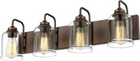 $110  zeyu 28.5 Bathroom Light Fixture  4-Light