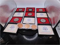 (8) Collector's Medals America w/ COA