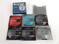 Sony Recording MD Walkman MZ-R700 w Discs