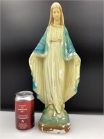 Statue en plâtre de la Vierge Marie,