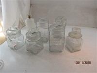 Glass Kozee's Canisters