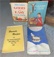 (4) Vintage Cookbooks – 1954 Betty Crocker, 1962