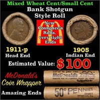 Small Cent Mixed Roll Orig Brandt McDonalds Wrappe