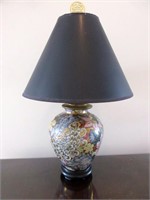 Brass Floral Oriental Lamp
