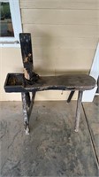 Antique cobblers bench, leatherwork bench, the