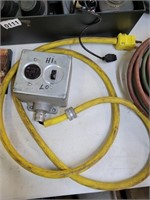 Electrical outlet and heavy cord