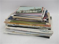 Lot Of Vtg Postcards, Maps & Travel Guides