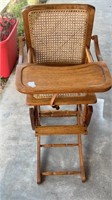 Oak High Chair Stroller