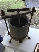 Cast iron press