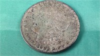 1921 Morgan silver dollar