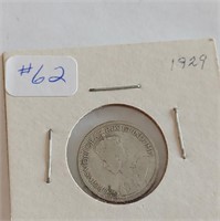 1929 Canadian Dime