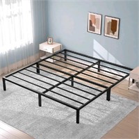 Mr IRONSTONE King Bed Frame, 14 Inch Metal Platfor