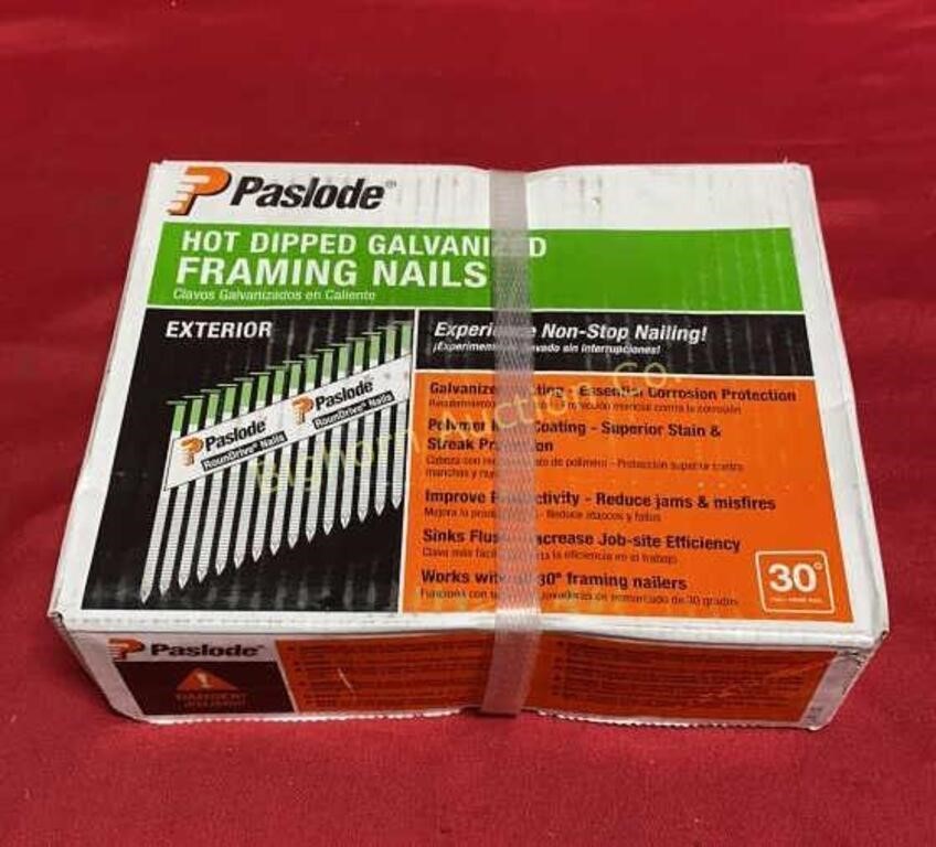 Paslode Galvanized Framing Nails 2" x .133