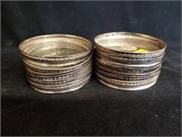 Twelve Sterling Coasters