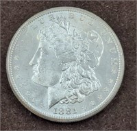 1881-S Morgan Silver Dollar