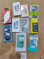 LOT OF 10 ASSORTED MOBILE CASES, SELLING AS IS