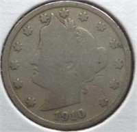 1910 Liberty Head V. Nickel