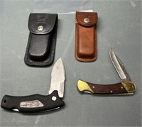 2 - Schrade Folding Pocket Knives