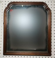 Vintage Wood Framed Small Mirror