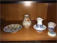 Assorted porcelain (6)