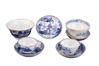 Asian Blue and White Porcelain Bowls & More