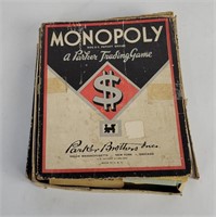 1940's Monopoly Game, No Board