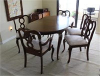 Gibbard Craftsman Cherry Dining Table & Six Chairs