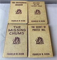 4 Vintage Hard Cover Franklin W. Dixon Books