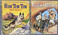 Rin Tin Tin & Buffalo Bill Jr Golden Books