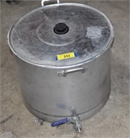 Vasconia Home Brew Kettle with Ball Valve